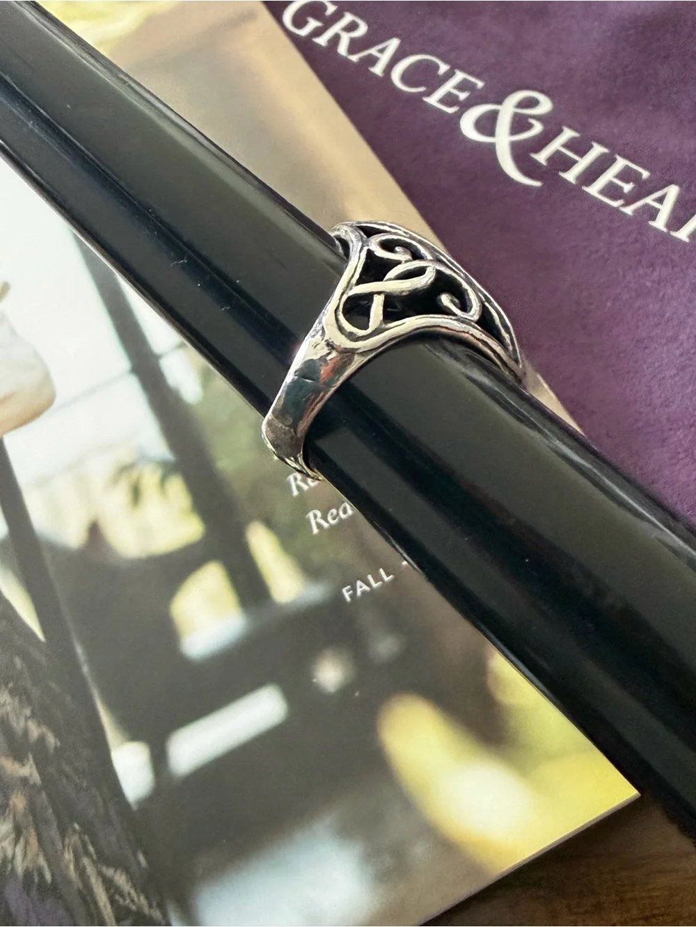 Grace & Heart G&H Give Grace Have Heart Inspiration Ring .925 SS Size 7 R1338